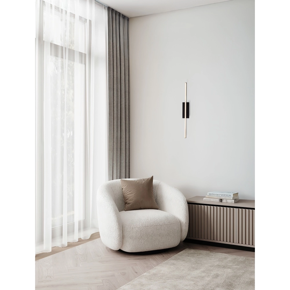 Design-Wandleuchte Gratta schwarz Lyora 5212017468550