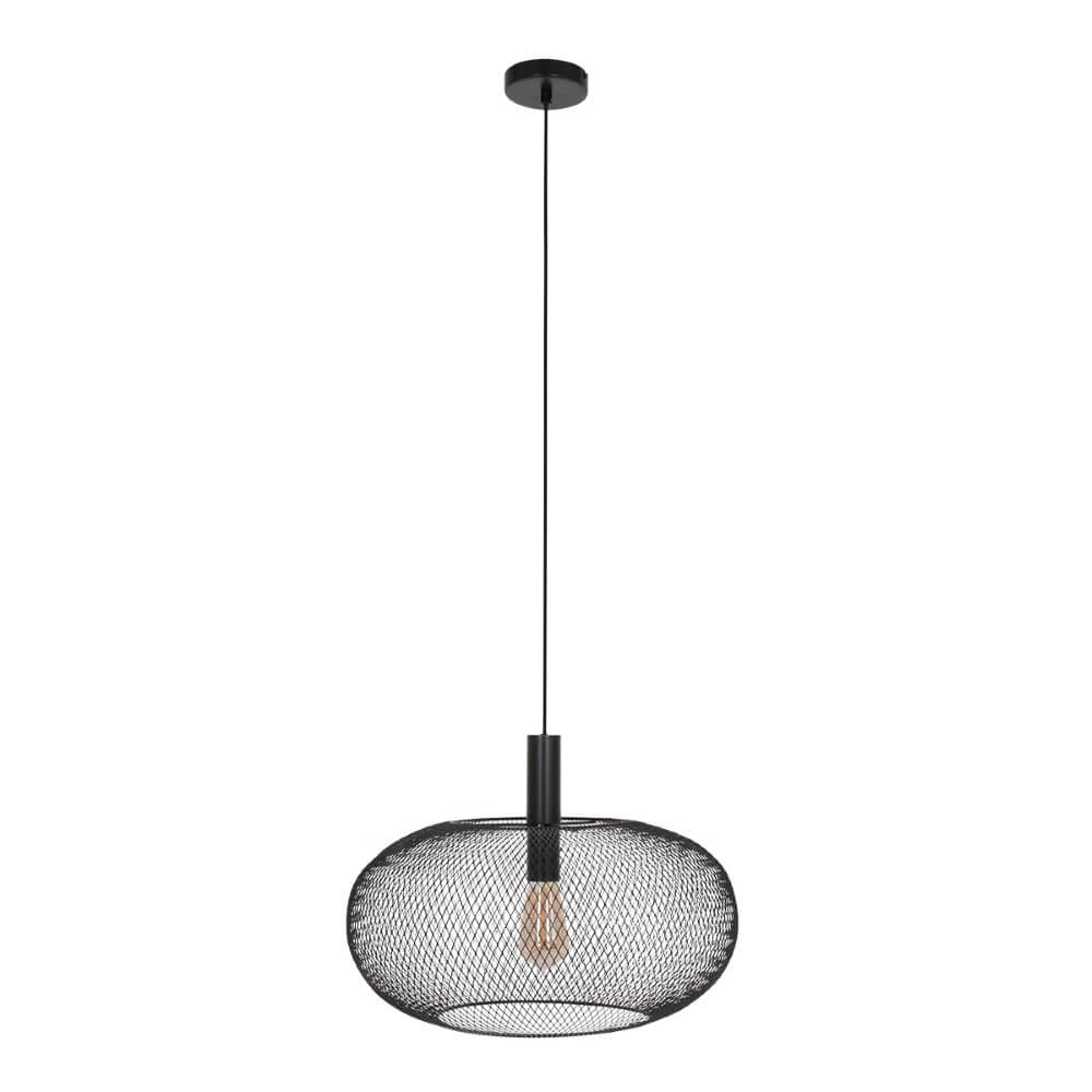 Schwarze Hängelampe Cloud Ø 50cm Steinhauer 8712746148664