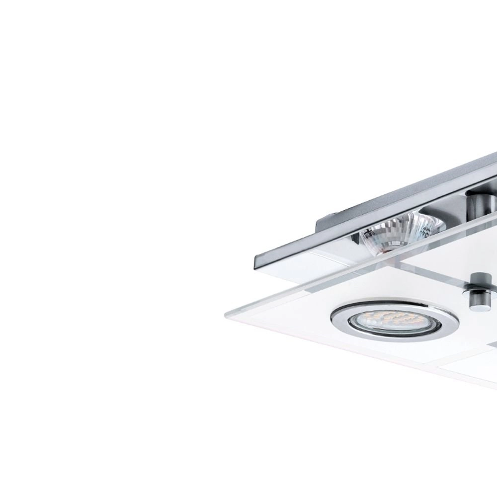 LED-Deckenlampe Cabo Square 4x3W - 3000K - 29cm Chrom Eglo 9002759309312