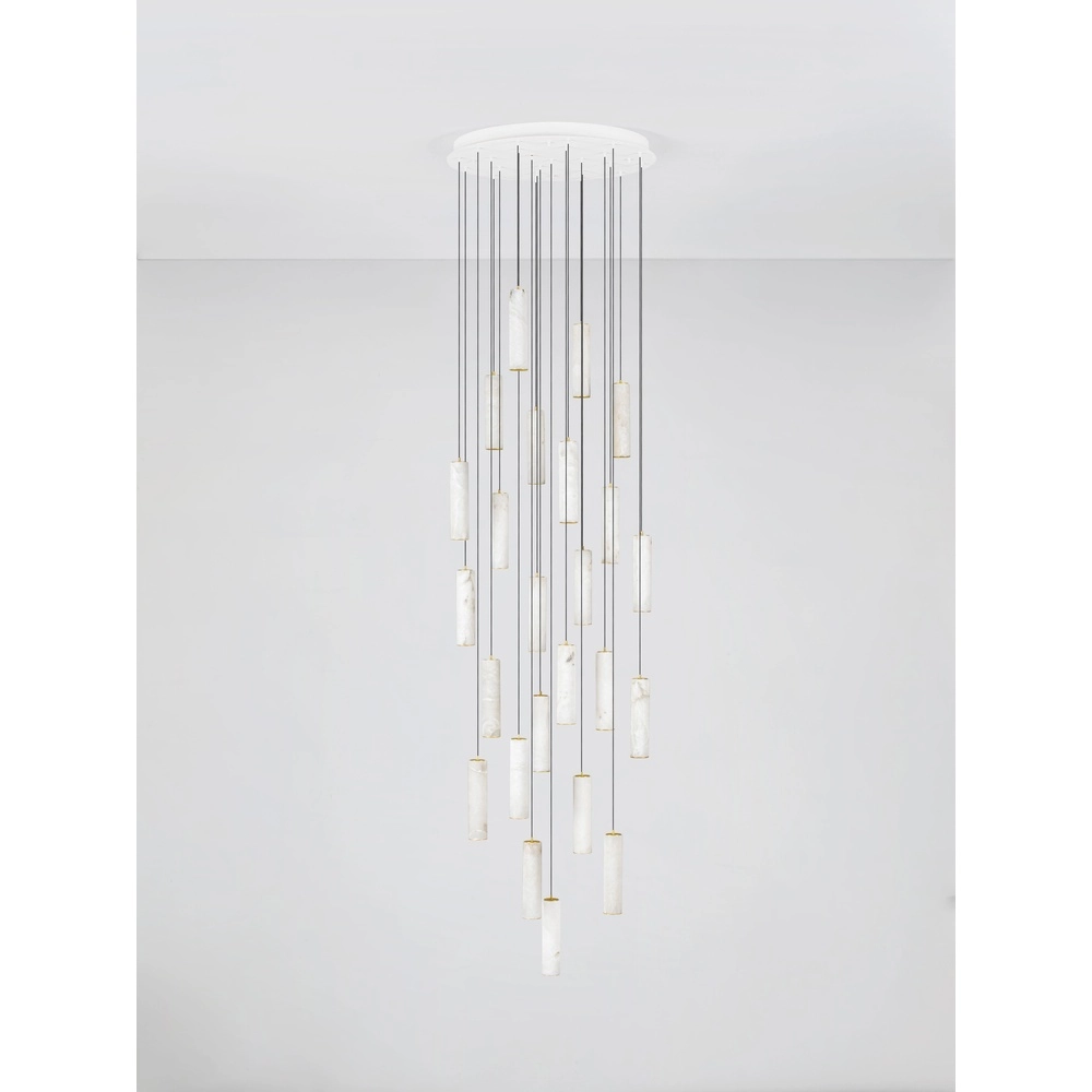 Pendellampe Diletto Gold mit weißen 24-Lichtern Lyora 5212063503250