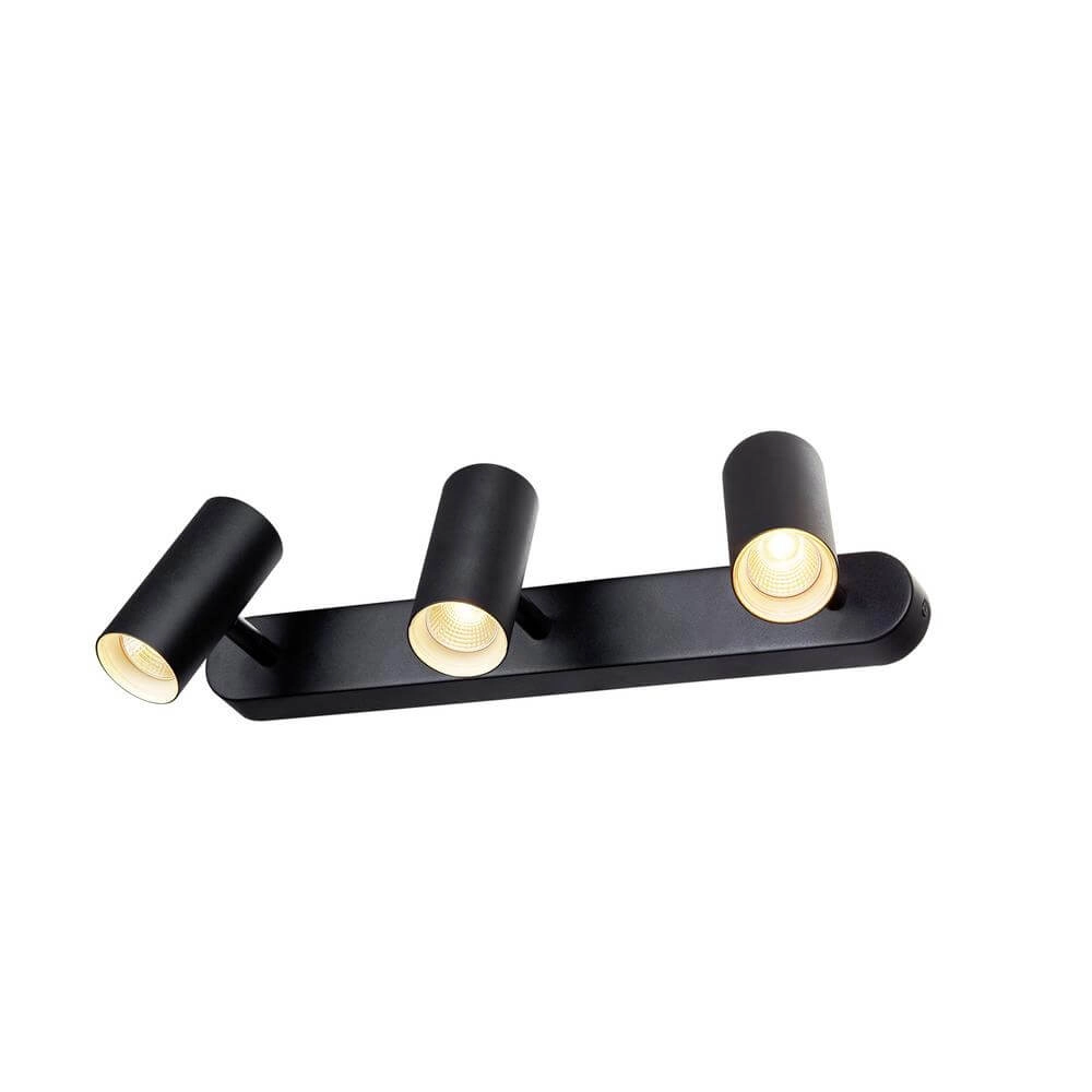 Aufputz-Spot Noblo schwarz 3-flammig 2700K SLV 4024163300308