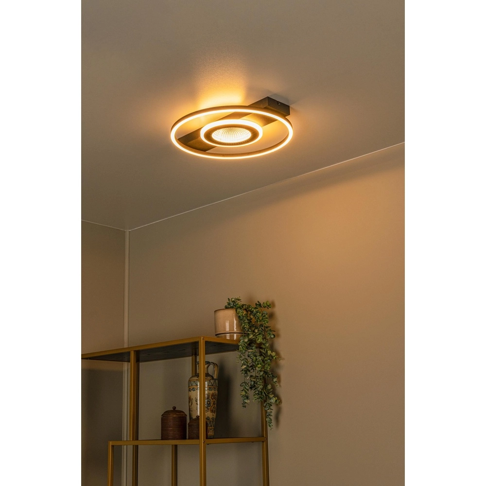 Moderne Deckenlampe Marcia Schwarz Lucide 5411212531179