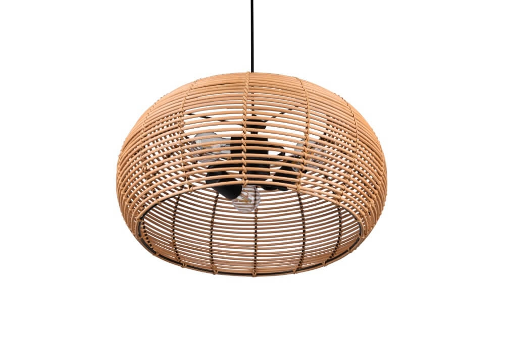 Rattan Pendelleuchte Inga Ø 50cm Trio 4017807544800