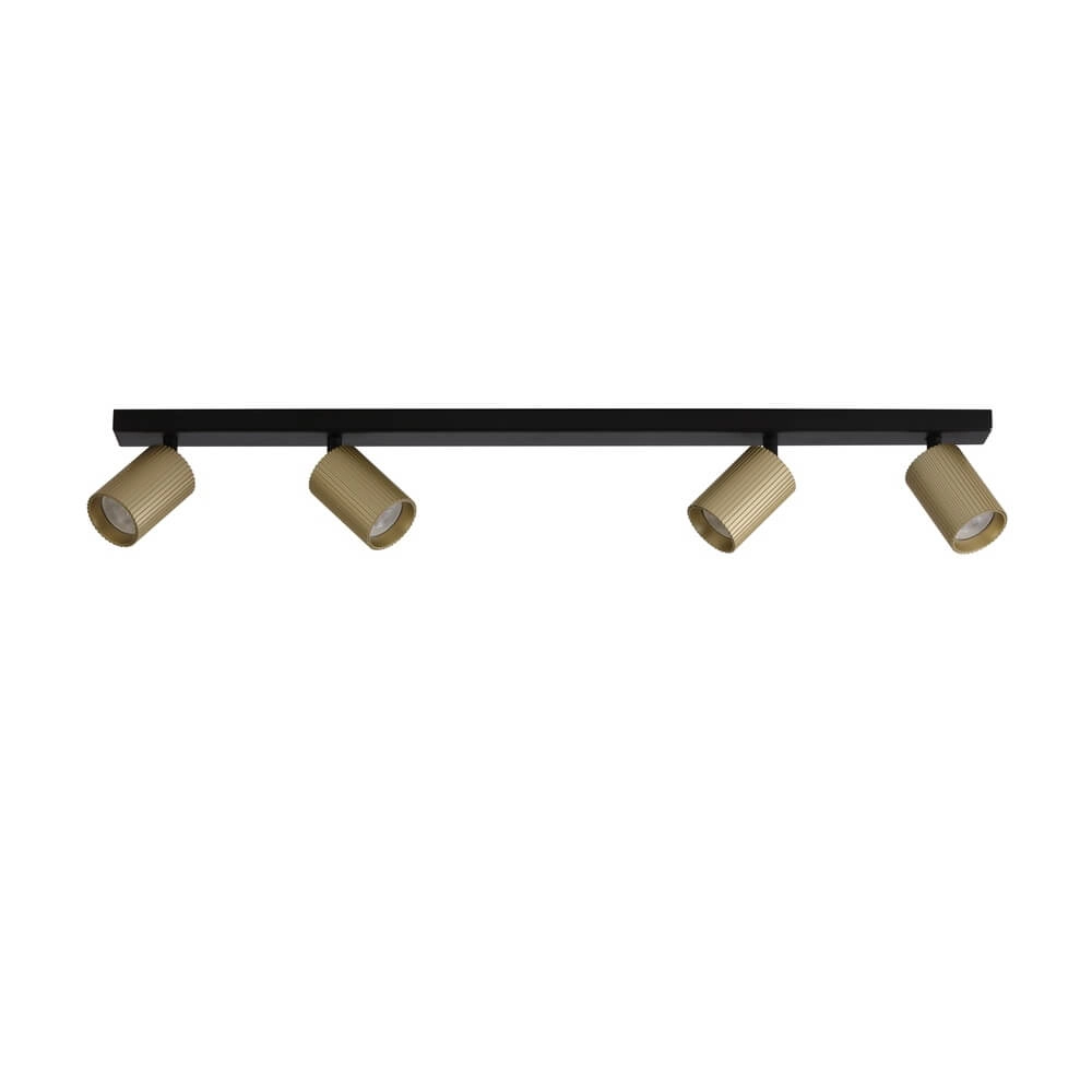 Deckenstrahler Onis 4-flammig - gold mit schwarz Lyora 4255805301890