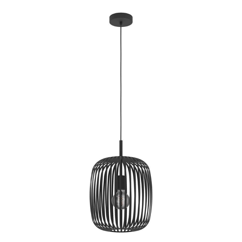 Schwarze Hängelampe Romazzina Ø 32,5cm