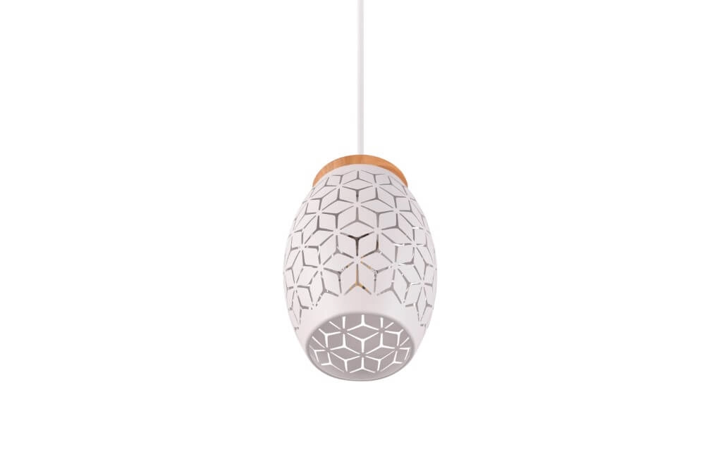 Weiße Hängelampe Bidar Design Trio 4017807574913