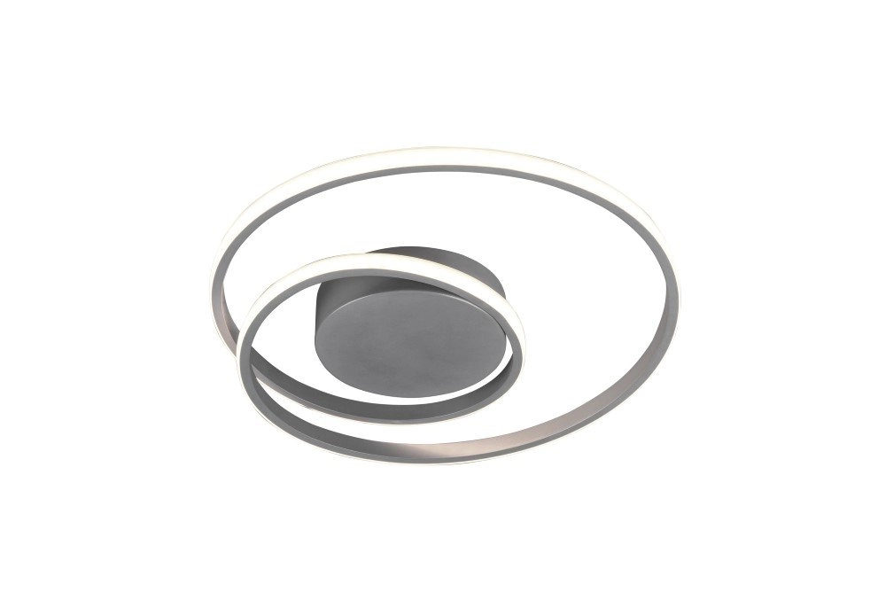 Deckenleuchte Zibal Ø 39 cm Titan Grey