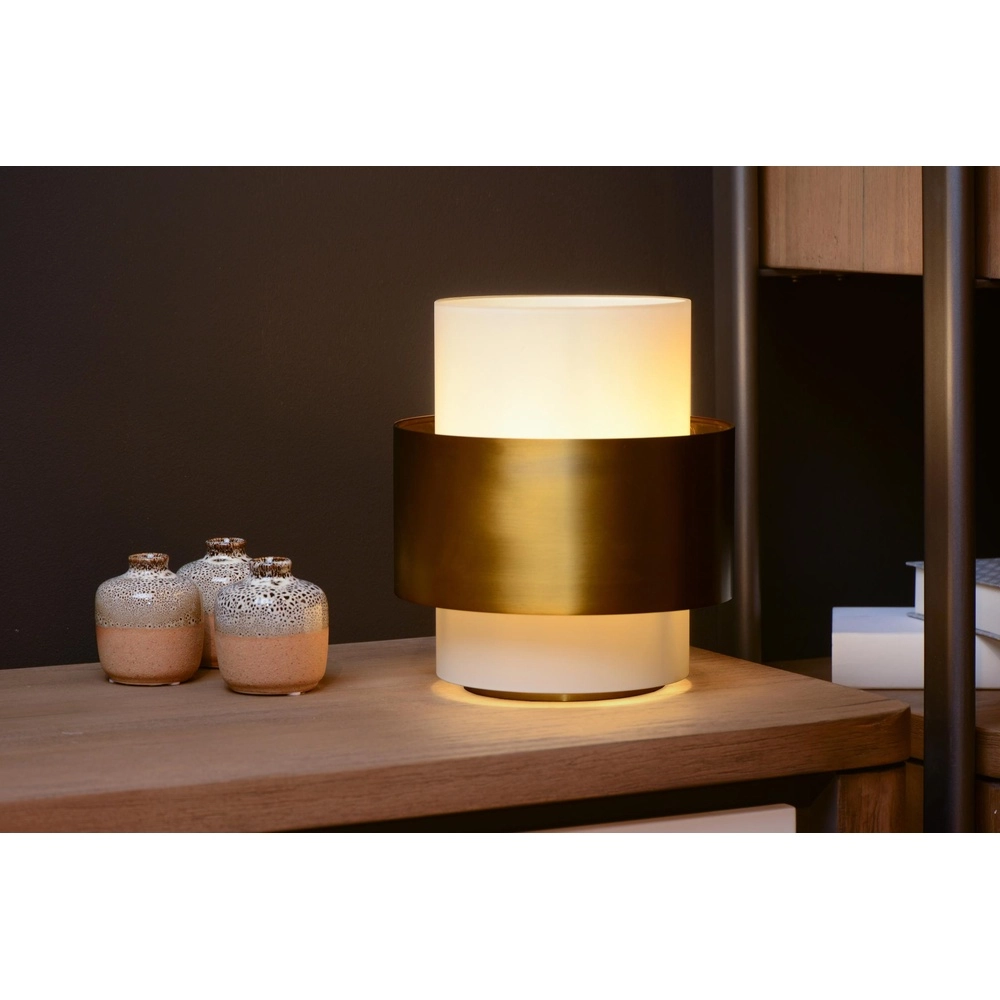 Moderne Tischlampe Firmin Ø 20cm Lucide 5411212451637