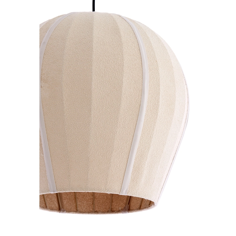 Bouclé-Pendellampe Zagori Ø 35 cm – Sand Light & Living 8717807793029