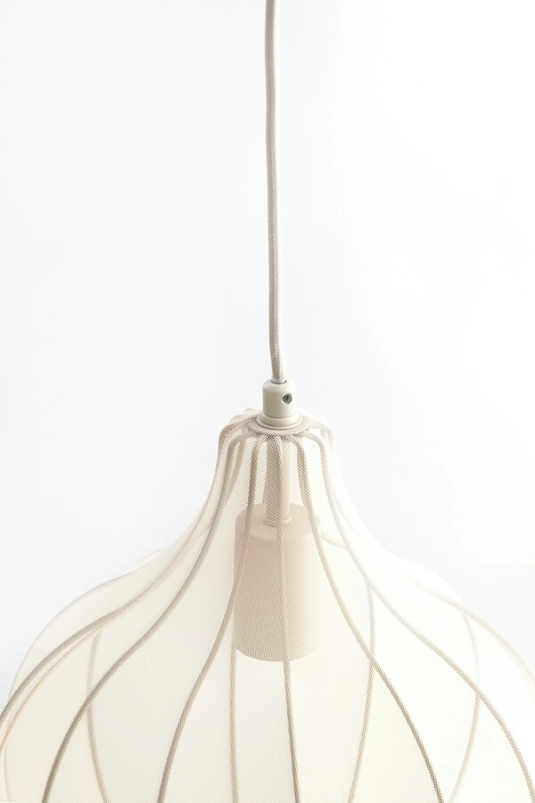 Cremefarbene Pendelleuchte Elati Ø 29cm japandi Light & Living 8717807702717