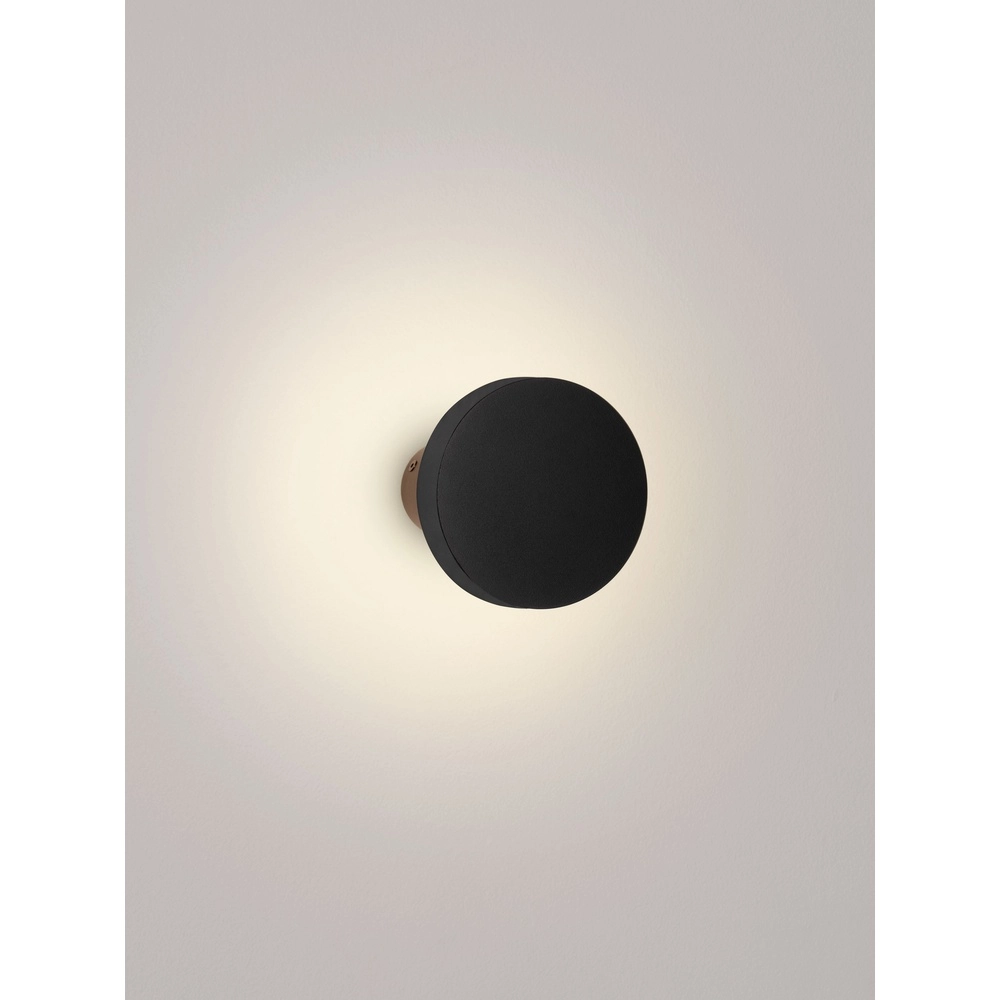 Design-Wandlampe Gong Schwarz Lyora 5212017496126