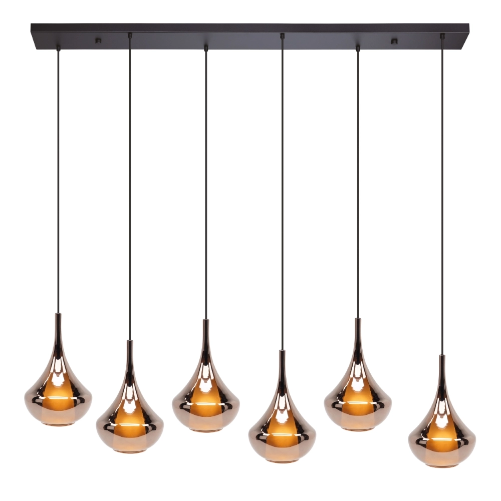 Design-Pendellampe Almoster Gerade 6-Licht Stars of Light 9008606354078