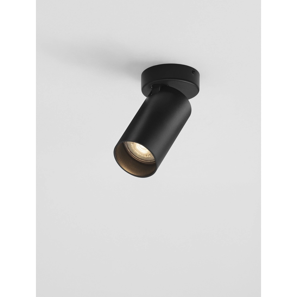 Deckenstrahler Oso schwarz Ø 7cm