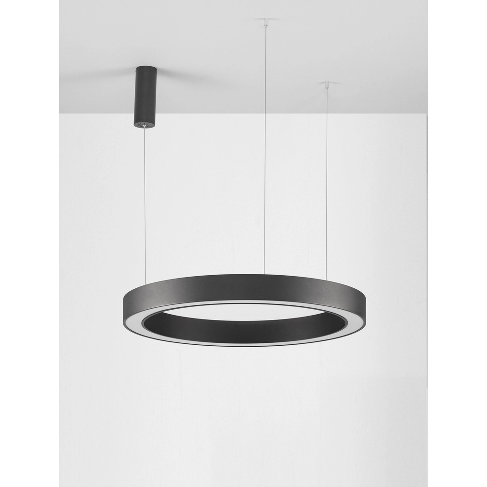 Pendelleuchte Morbido schwarz Ø 80cm Lyora 5212017438676