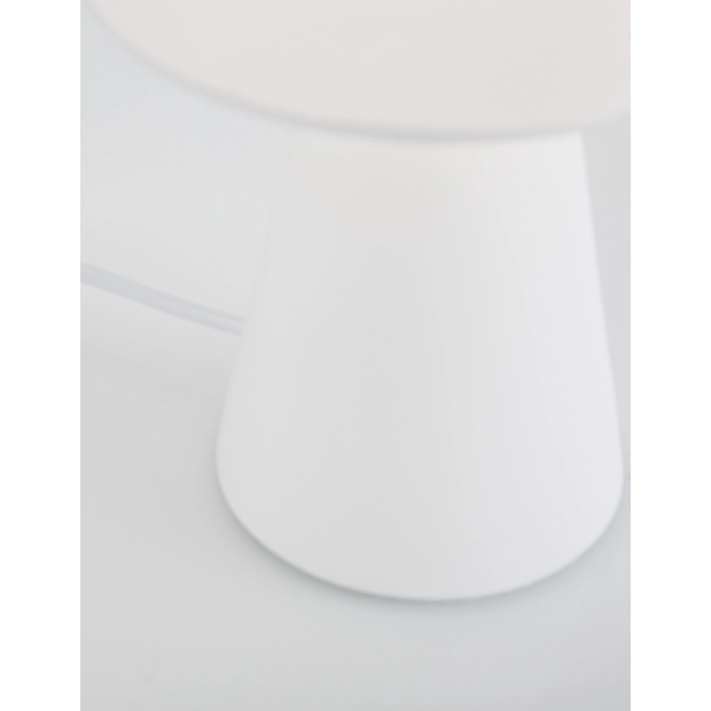 Tischlampe Zero Grau mit schwarzer Kapuze Lyora 5212017427823
