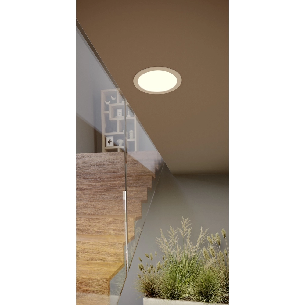 Einbaulampe Fueva 6 rund – weiß – Ø 16,8 cm Eglo 9008606330775