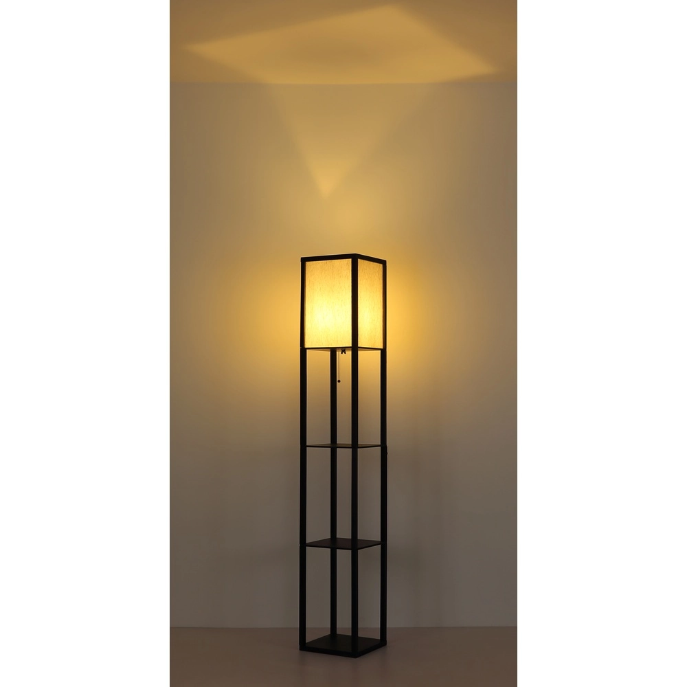 Stehlampe Tabitha Schwarz Globo 9007371575411