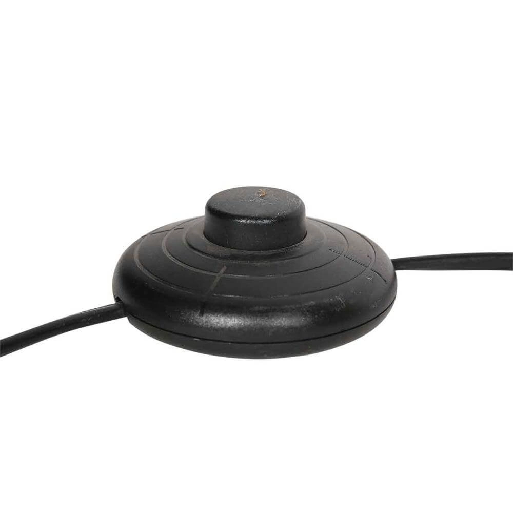 Stehlampe Bloeba schwarz mit blauer Kapuze Steinhauer 8712746177015