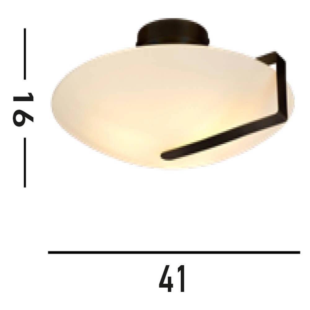 Deckenlampe Sundial schwarz Searchlight 5053423274751