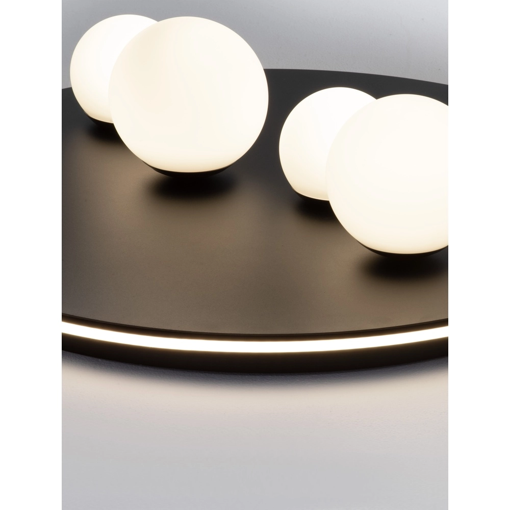 Design-Deckenleuchte Velna schwarz Ø 62,2cm Lyora 5212017440242