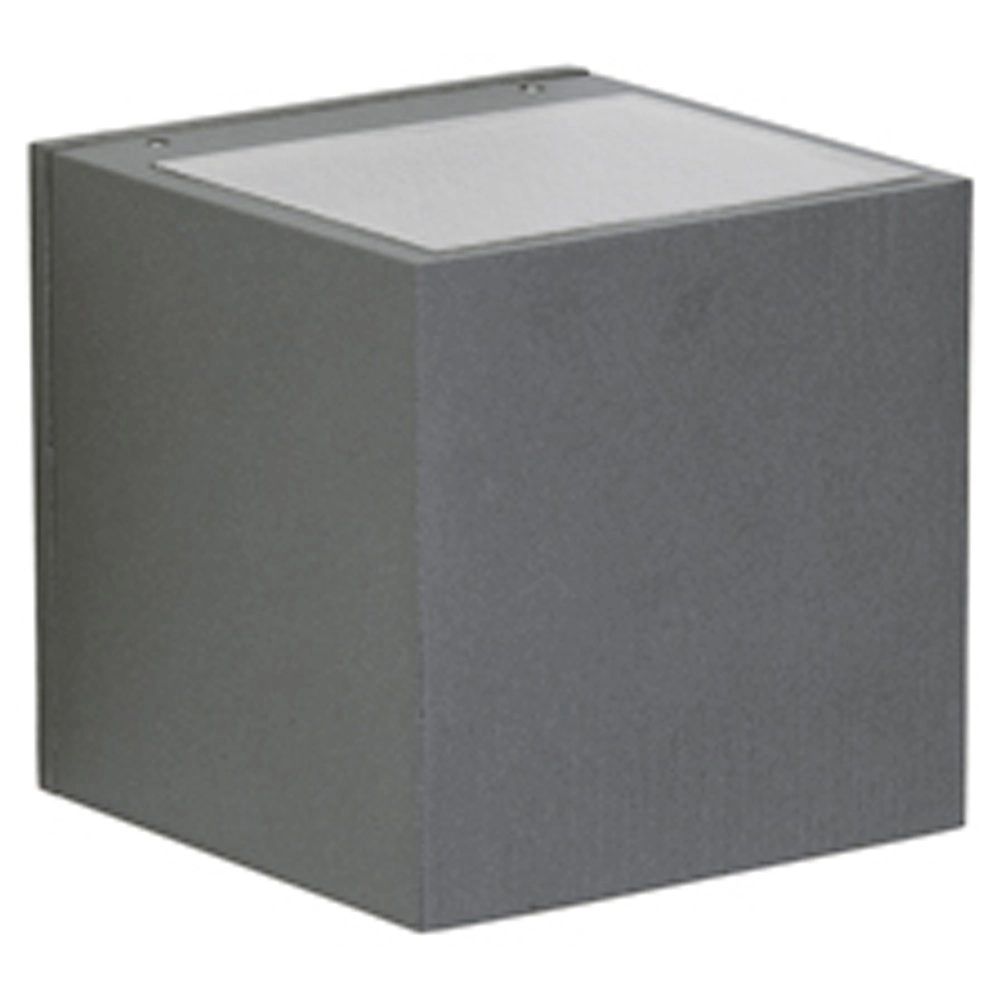 Quadratische LED-Wandleuchte Rhain Anthrazit