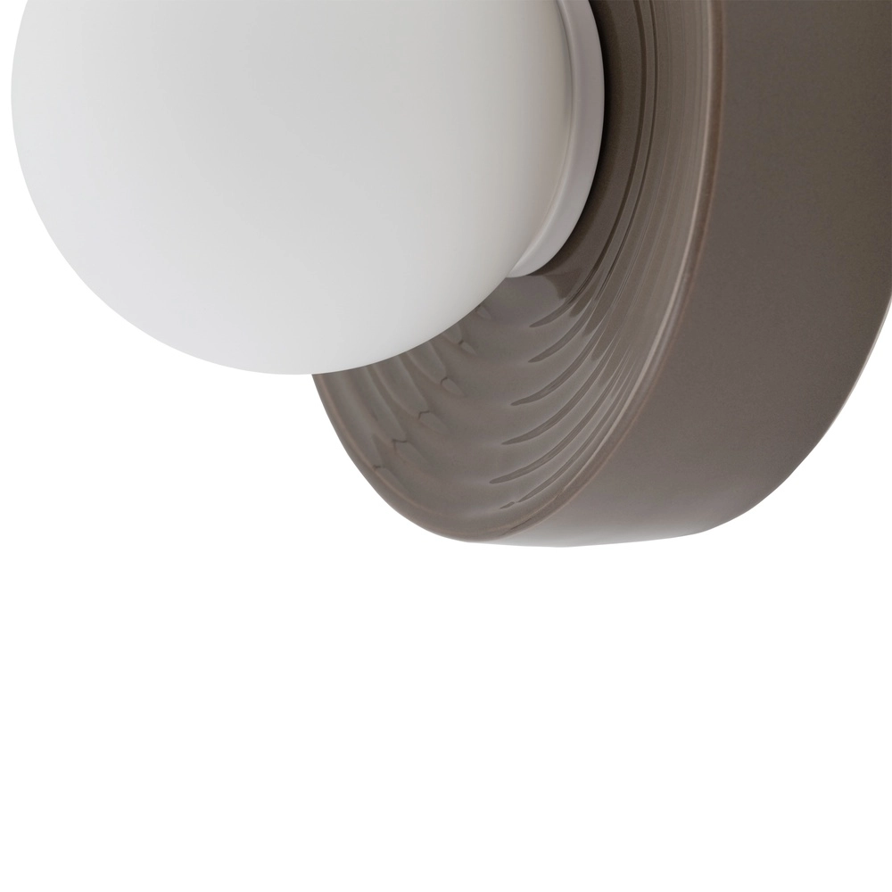 Design-Wandlampe Clay braun Ø 16 cm Lyora 5903139117500