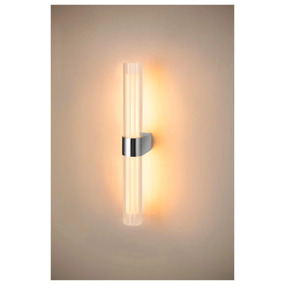 Badezimmer-Wandleuchte Lygant Double Chrom SLV 4024163280624