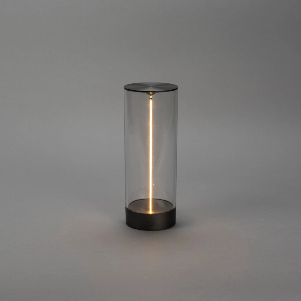 Wiederaufladbare Lampe Edison S anthrazit KonstSmide 7318307846379