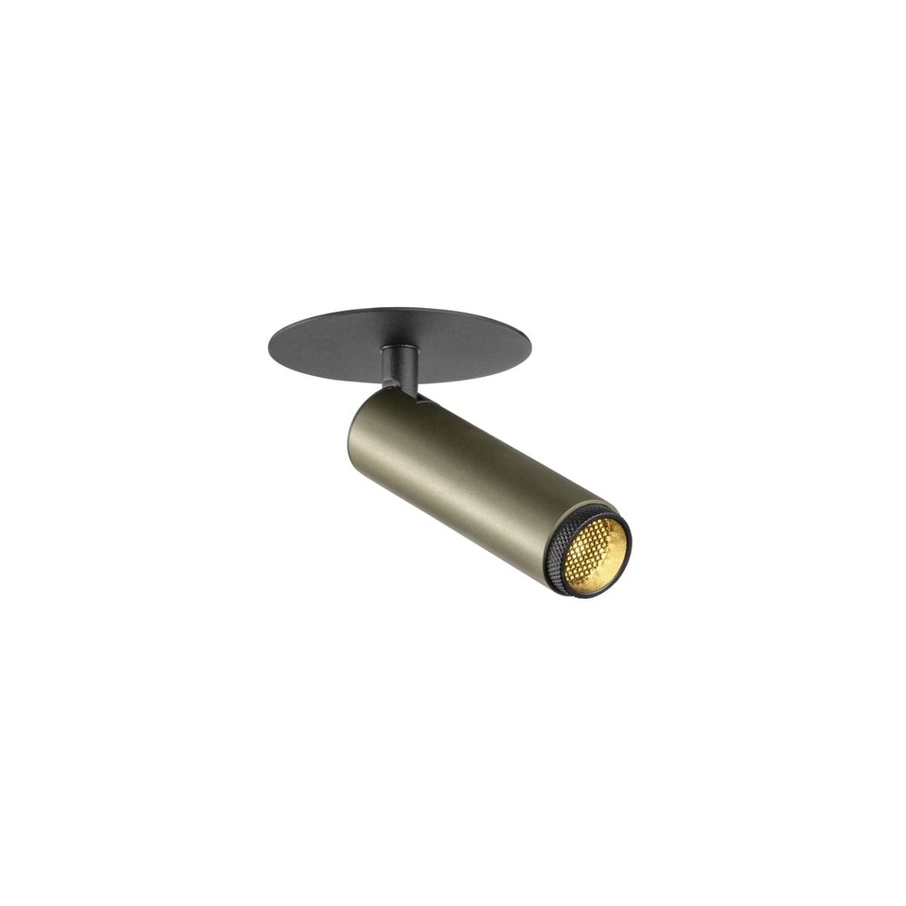 Einbaustrahler Grip! S Bronze mit Schwarz 3000K