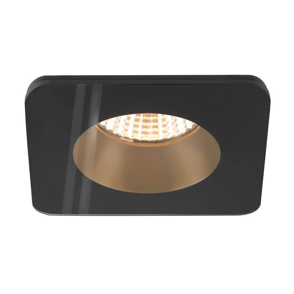 Montagering New Tria 68 IP65 quadratisch schwarz - ohne Beschlag SLV 4024163276511