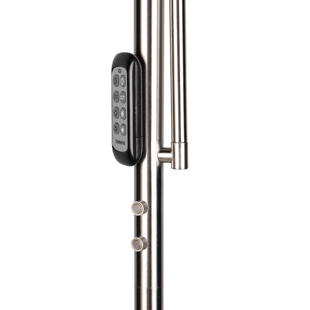 Stehlampe Palermo Nickel mit Leselampe Trio 4017807641370