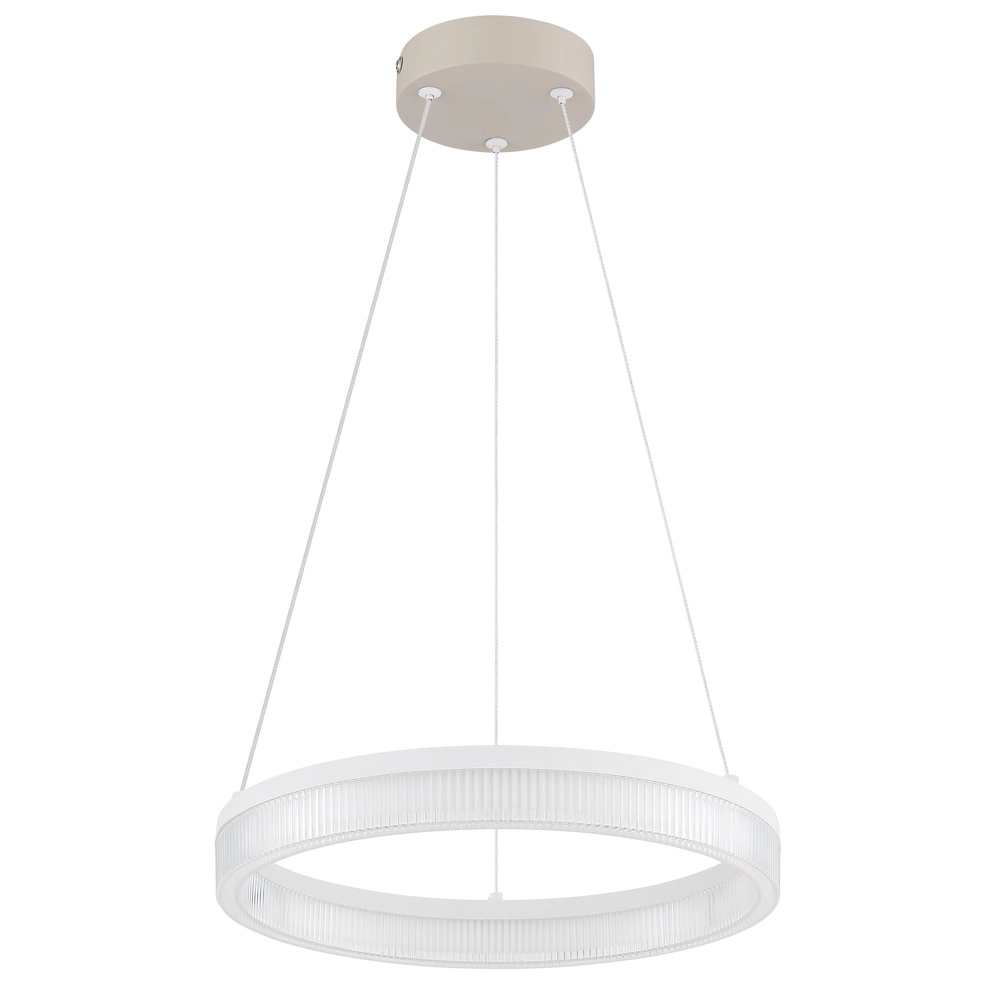 Moderne Pendelleuchte Zara sandbraun Ø 33cm Globo 9007371570072
