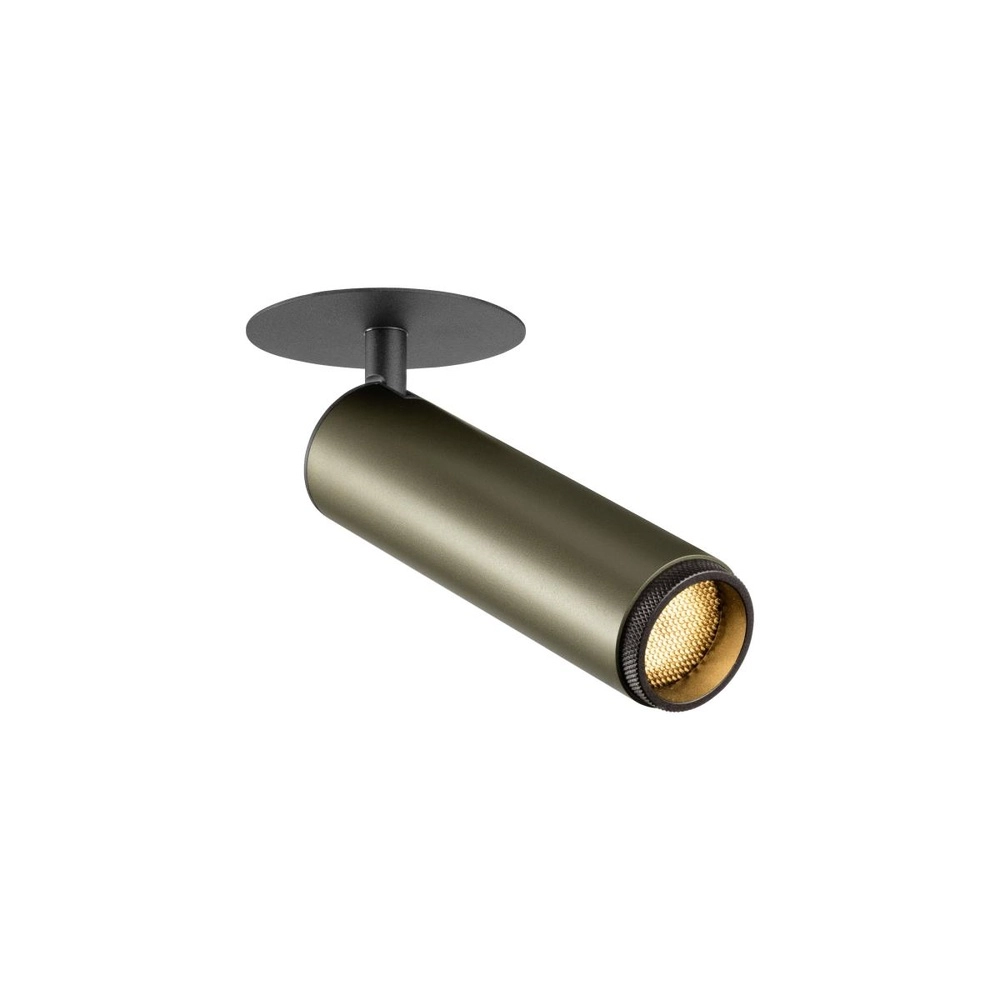 Einbaustrahler Grip! M Bronze mit Schwarz 2700K