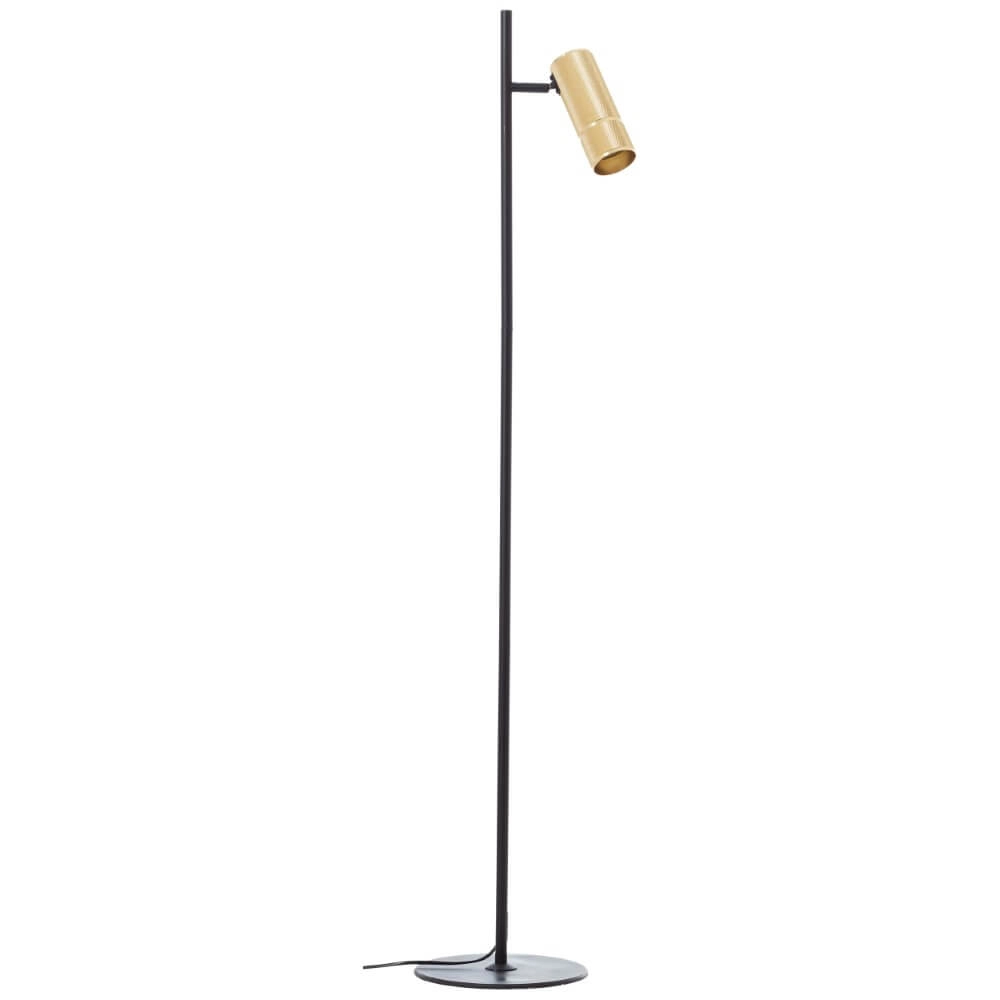 Stehlampe Marty schwarz mit gold Brilliant 4004353438356
