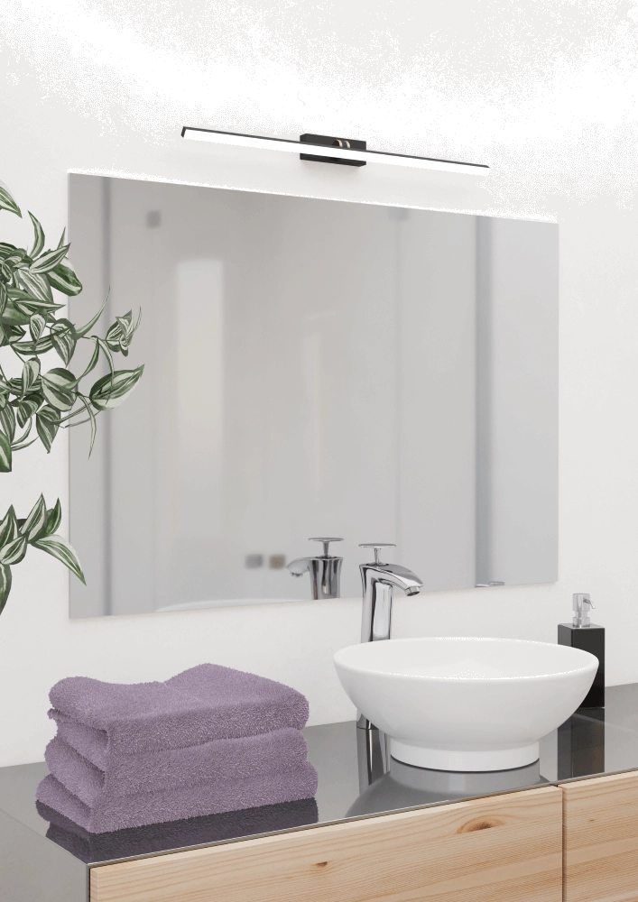 Spiegelwandleuchte Verdello Schwarz Eglo 9008606244126