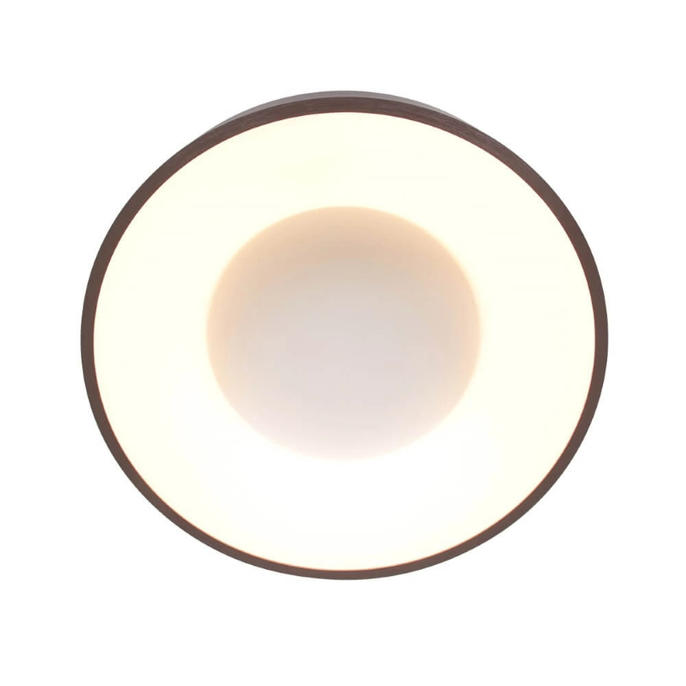 Bronzefarbene LED-Deckenleuchte Ringlede Ø 38cm Steinhauer 8712746167405