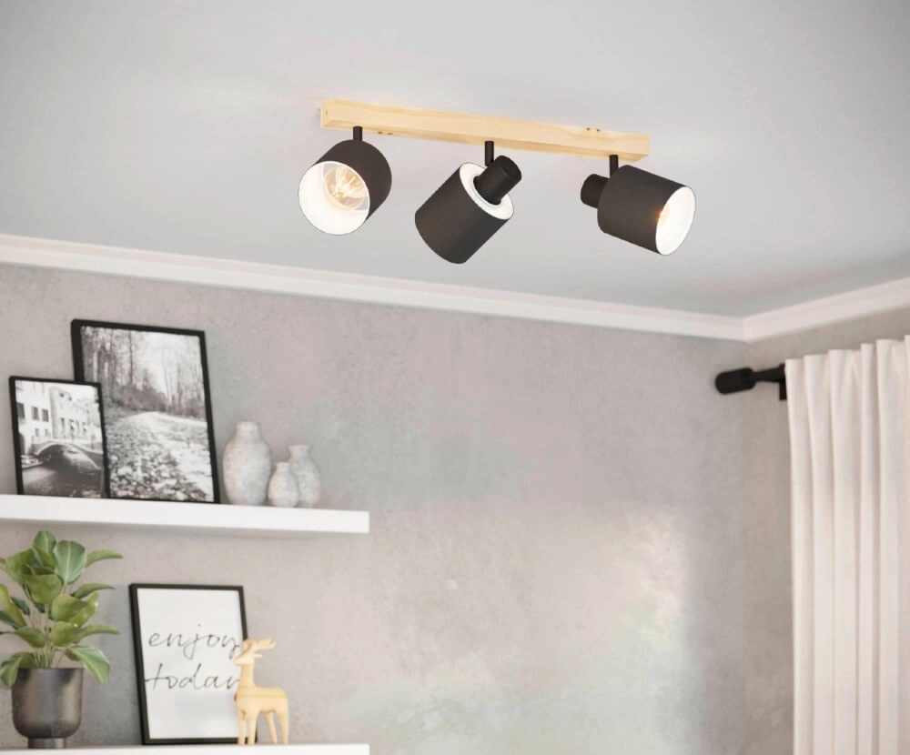 Holz-Deckenlampe Batallas Eglo 9002759994914