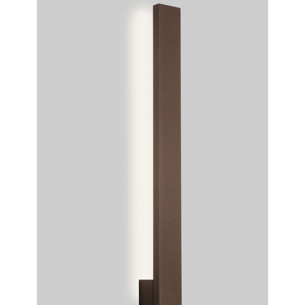 Schlanke Wandleuchte Doul Rostbraun 121cm Lyora 5212017472410