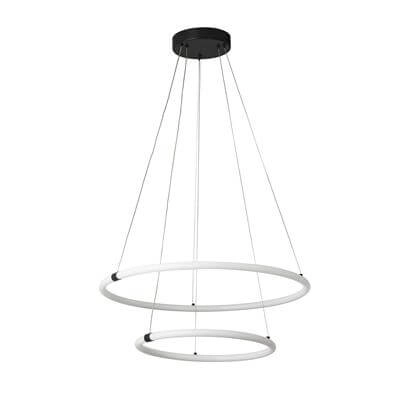Hängelampe Revolve Void 2-Ring schwarz Searchlight 5053423189468
