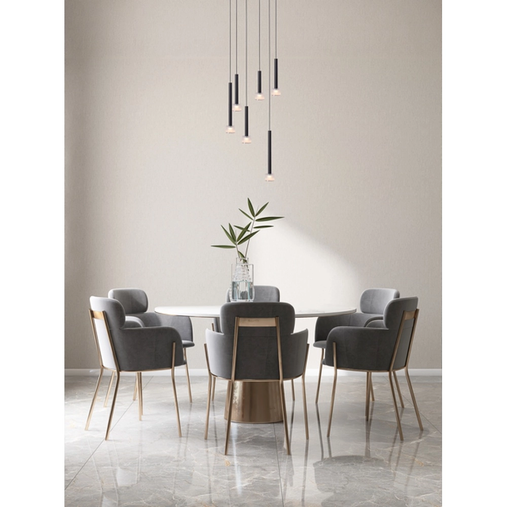 LED-Pendellicht Fabro 6-Licht – Schwarz Masterlight 8718121317052