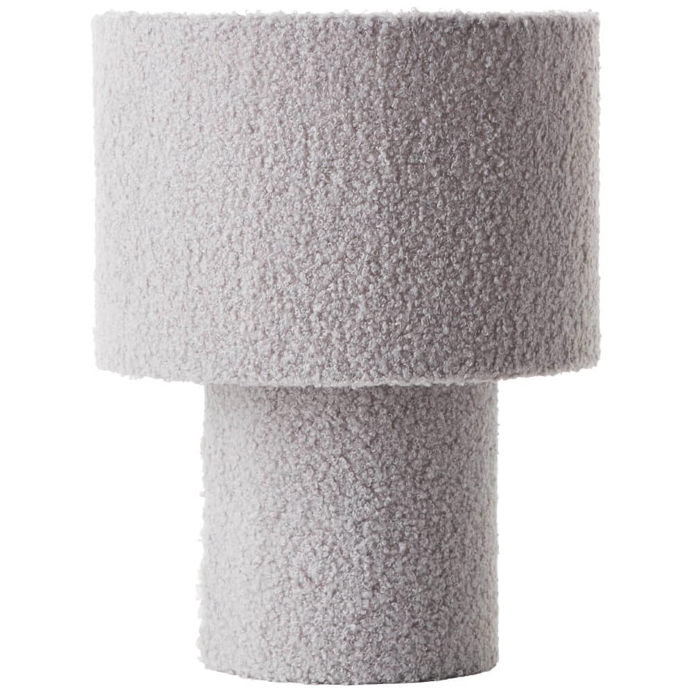 Graue Tischlampe Teddy Ø 23cm Brilliant 4004353447228