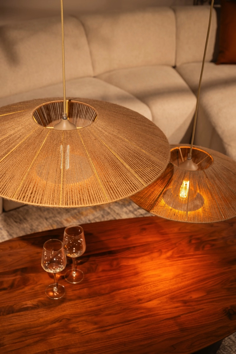 Rattan-Pendellampe Milou Ø 50cm ETH 8720195311201