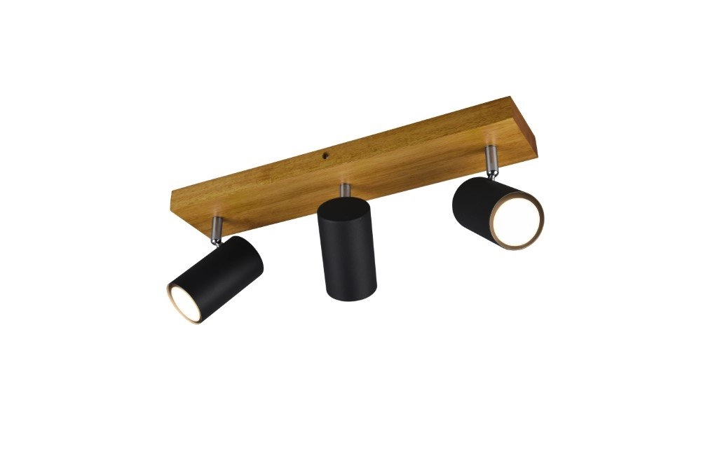 Spot Marley schwarz zu holz Trio 4017807488012