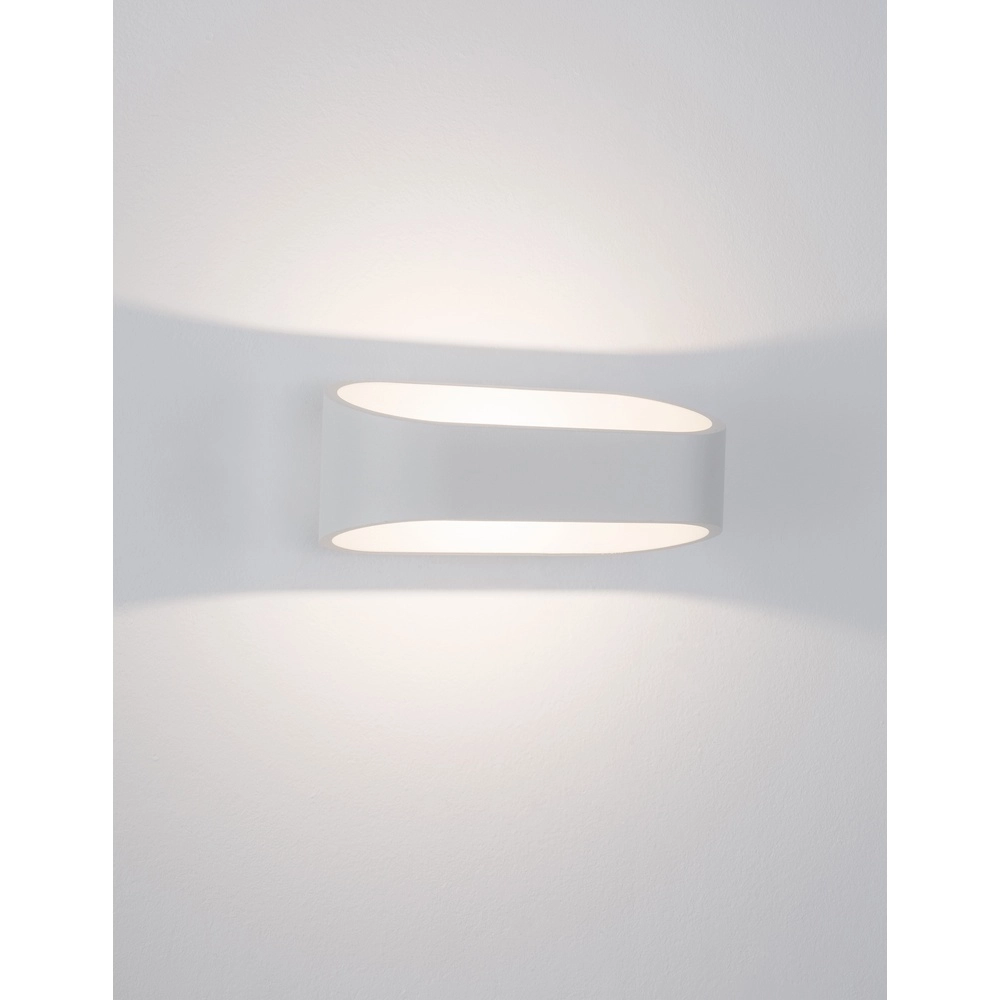 Design-Wandleuchte Mile weiß