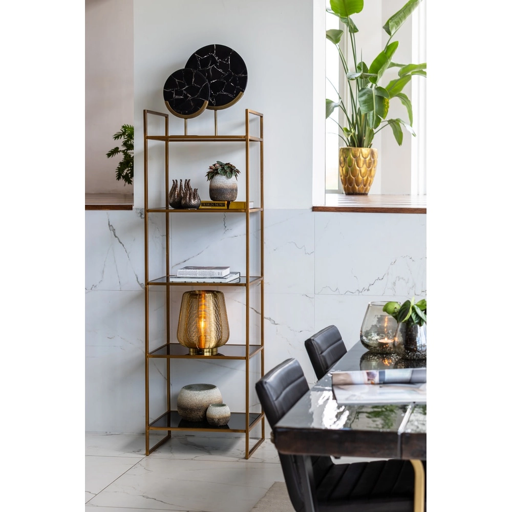Goldene Tischlampe Adeta Ø 29cm Light & Living 8717807600945