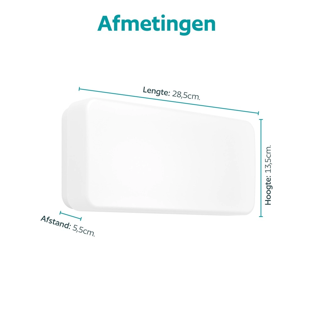 Weiße Wandlampe Pogliola E 28,5 cm Eglo 9002759742669
