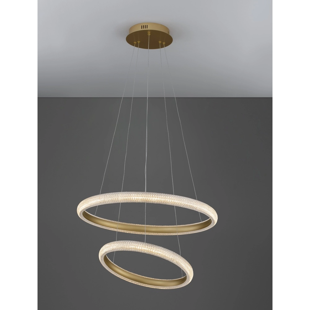 Pendelleuchte Medora gold Ø 59cm Lyora 5212017433435