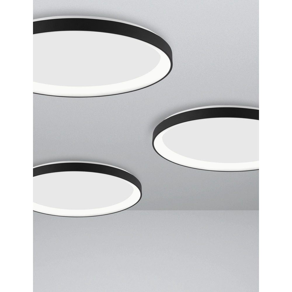 Design-Deckenleuchte Pertino Ø 48cm schwarz Lyora 5212017445995