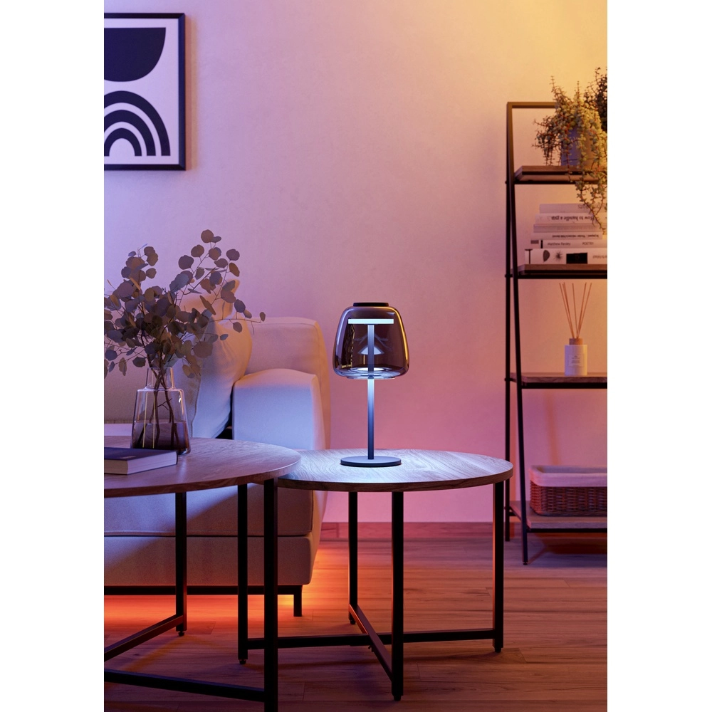 Tischlampe Alfero-Z Rauchglas – App-Steuerung Eglo 9008606312863