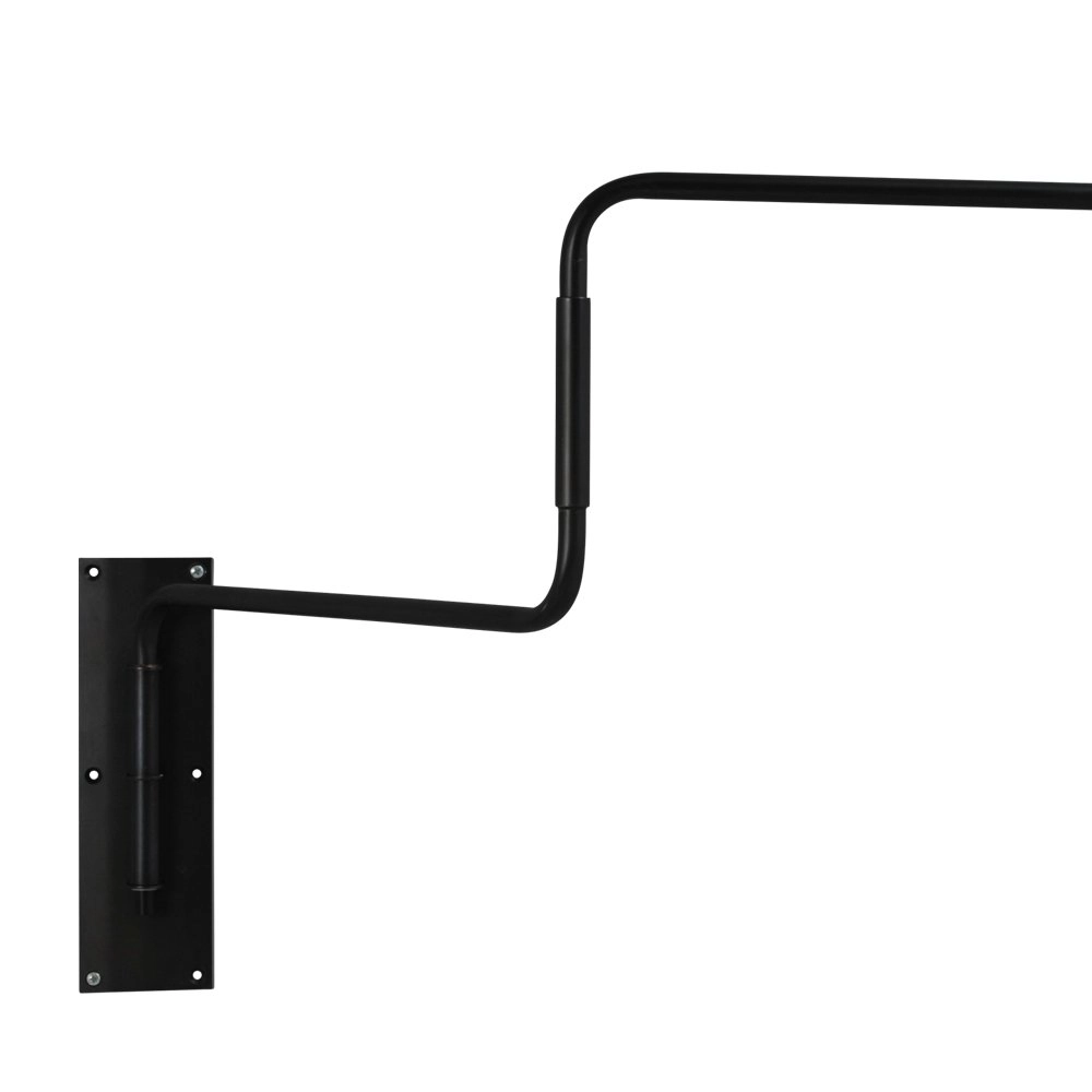 Wand-Leseleuchte Industria 122 cm schwarz mit grau Masterlight 8718121235899
